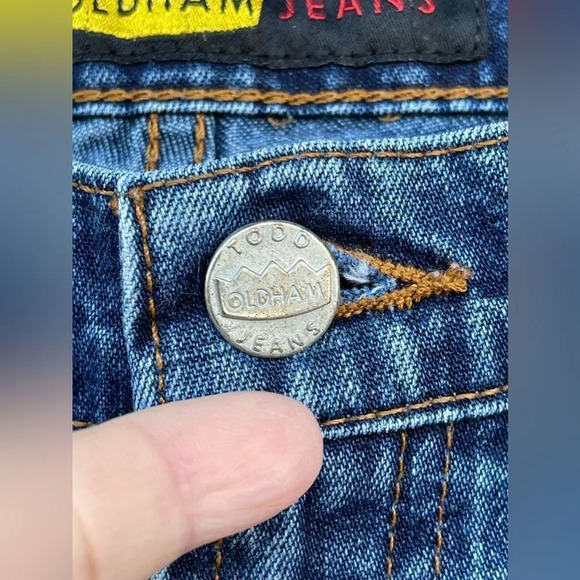 Todd Oldham Vintage 90's Straight Leg Jeans Size 11 - Picture 5 of 15